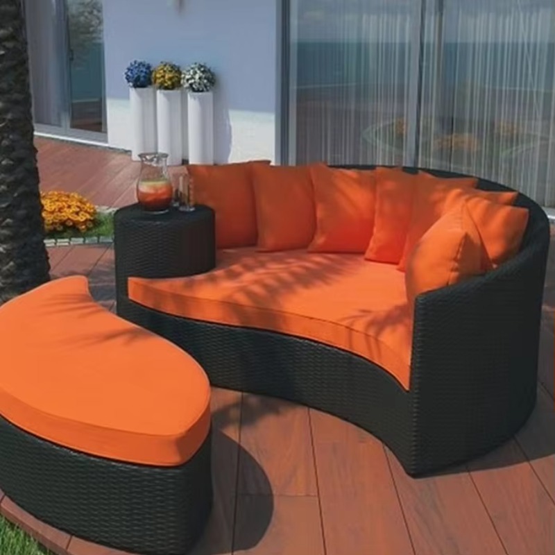 Outdoor Daybed Furniture - Lettini Prendisole Rialzati da Giardino, Chaise