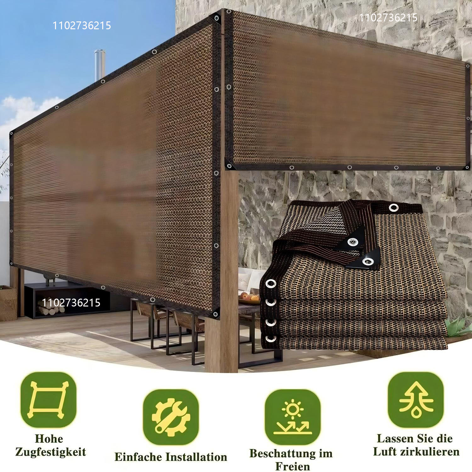 Rete Parasole da Giardino per  - Outdoor Furniture Hdpe recensione e prezzo