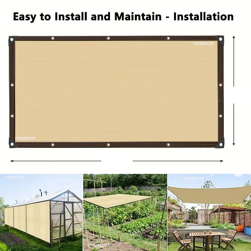 Rete Ombreggiante Beige 4x5m,  - Outdoor Furniture Hdpe recensione e prezzo