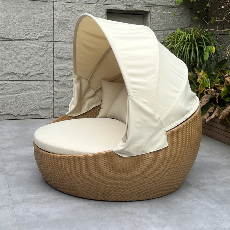 Lettino da giorno, rotondo, an - Outdoor Daybed Furniture recensione e prezzo