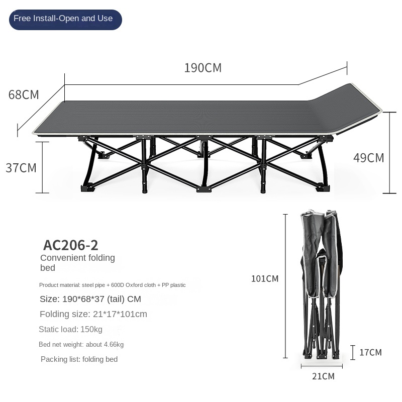 Lettino da campeggio pieghevol - Outdoor Daybed Furniture recensione e prezzo