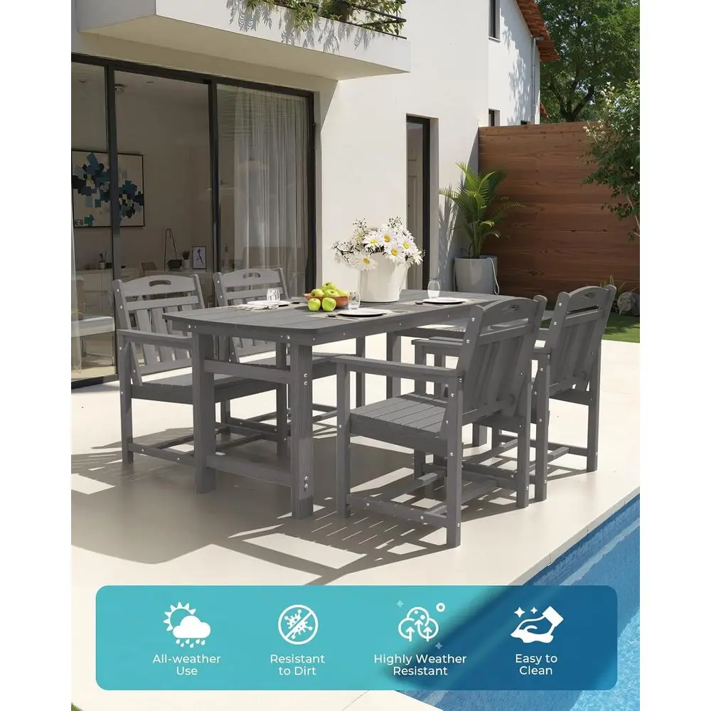 Set di 2 sedie da pranzo da pa - Outdoor Furniture Hdpe recensione e prezzo