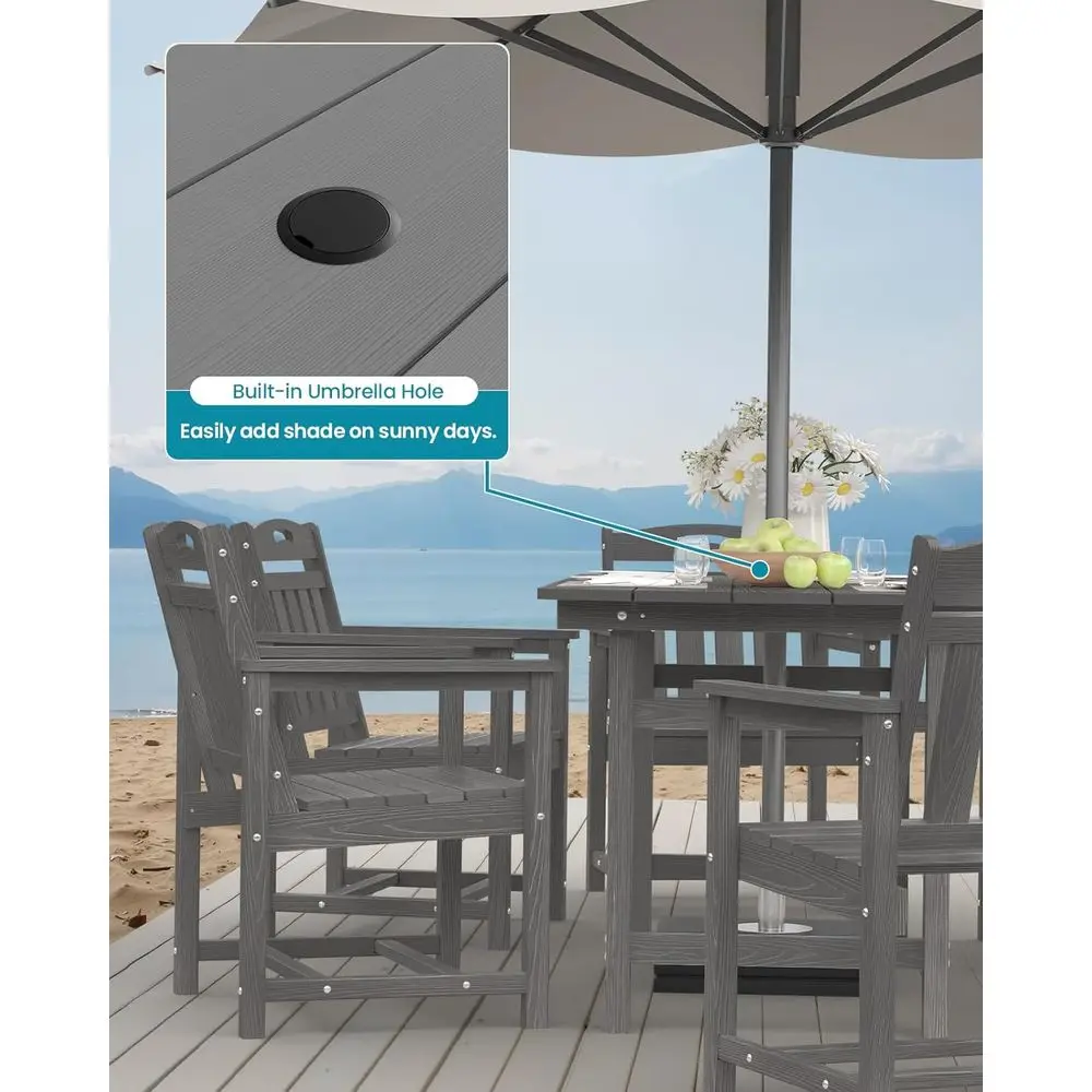 Set di 2 sedie da pranzo da pa - Outdoor Furniture Hdpe recensione e prezzo